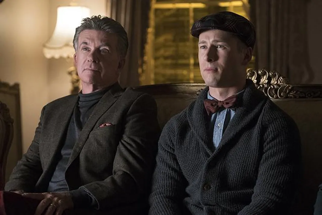 Alan Thicke, Glen Powell, Scream Queens, FOX, 111315