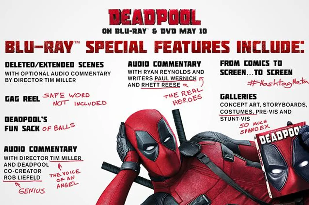 Deadpool, DVD, 20th Century Fox, 051116