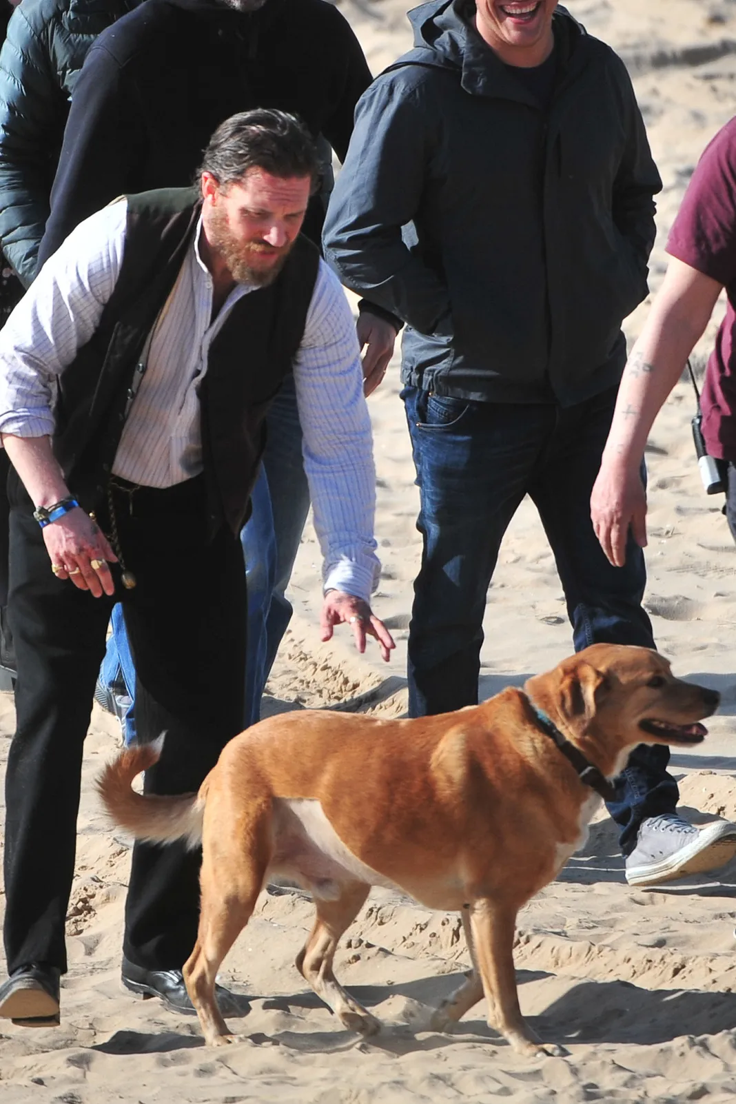 Tom Hardy and Cillian Murphy Film 'Peaky Blinders'