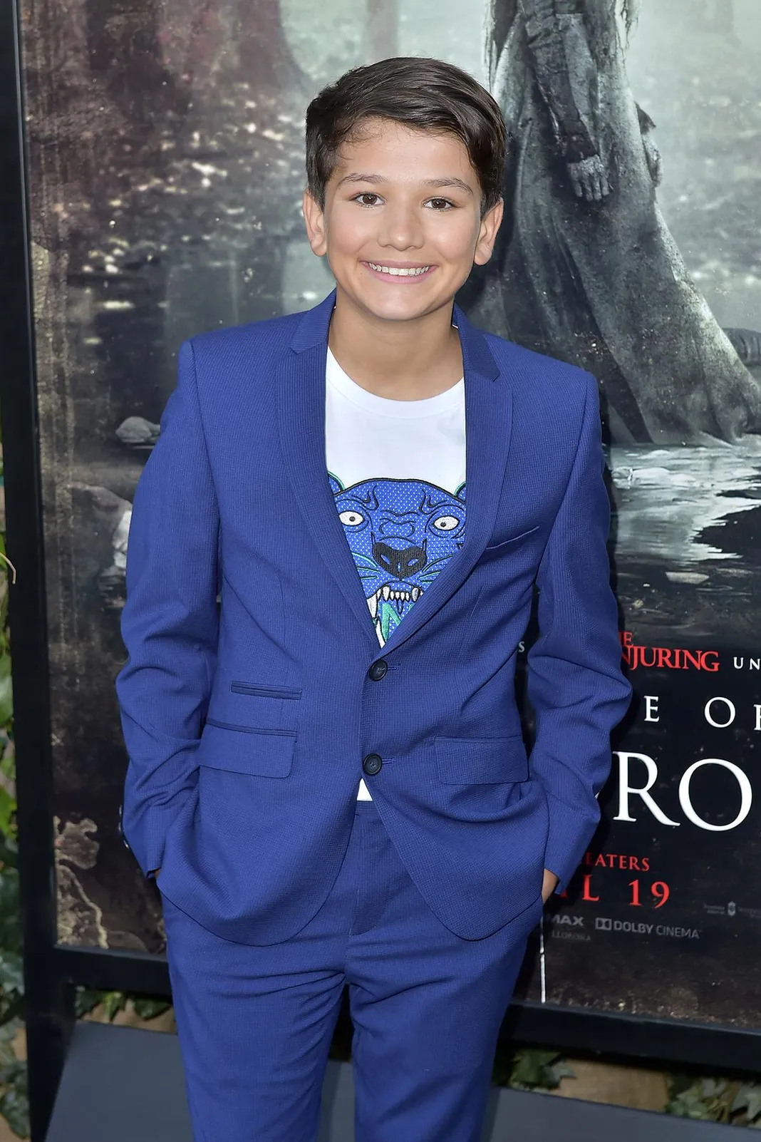 Premiere of 'The Curse of La Llorona' at The Egyptian Theatre Featuring: Roman Christou Where: Los Angeles, California, United States When: 15 Apr 2019 Credit: Dave Starbuck/Future Image/WENN.com **Not available for publication in Germany**
