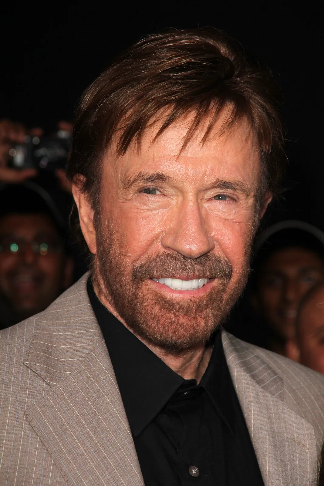 chuck norris family christmas photos with baby
