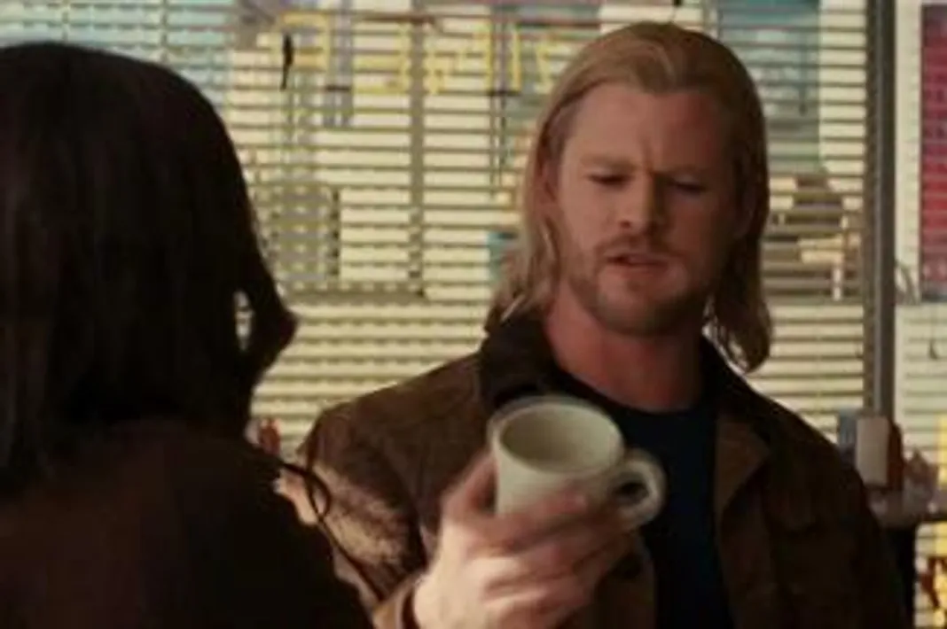 Can We Guess Your Coffee Order With A Game Of Boink, Marry, Kill? Chris Hemsworth, Thor, Paramount, Marvel, 101415