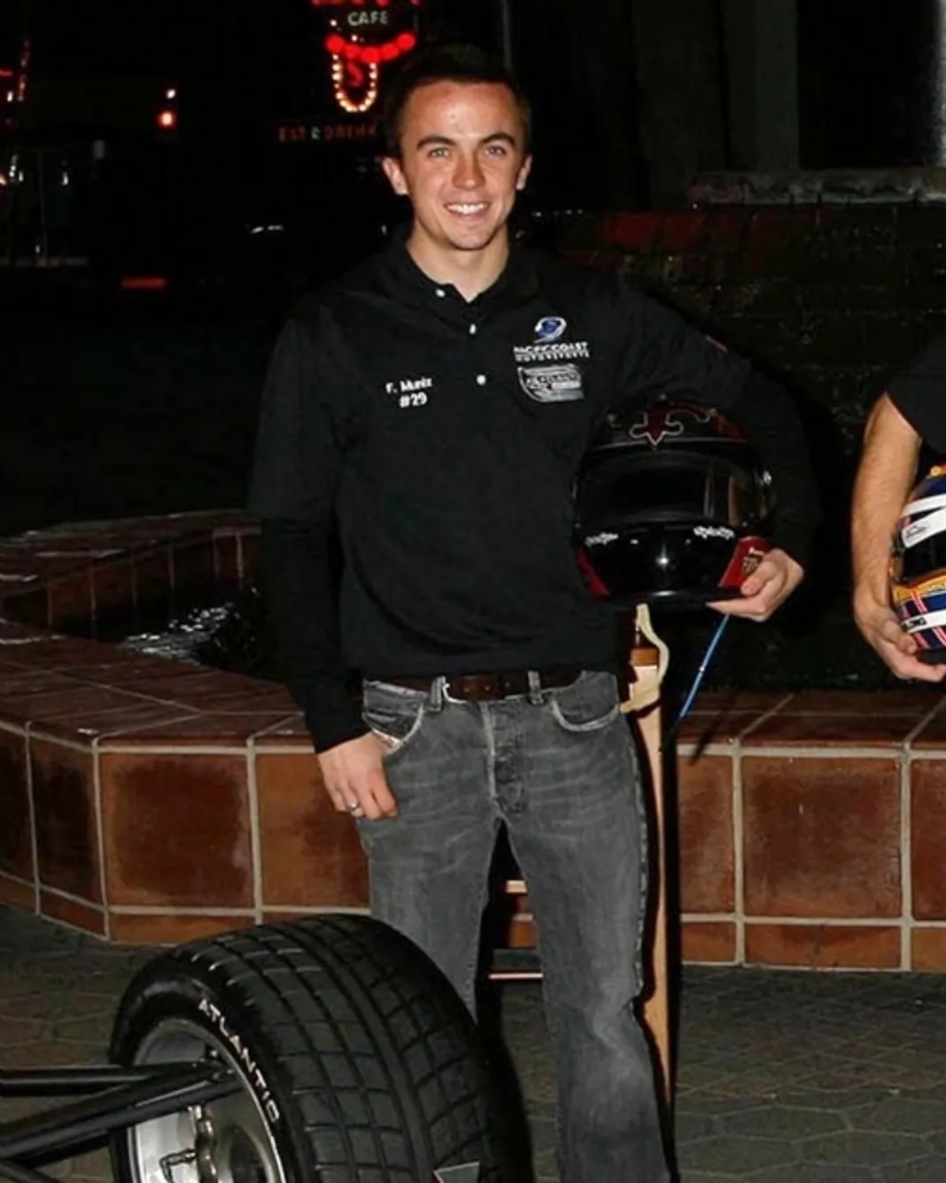 Frankie Muniz Unveils His New Race Car Team