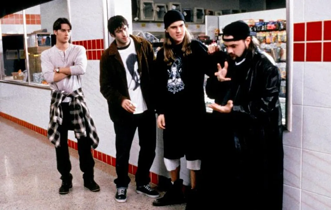 jeremy london, jason mewes, jason lee, kevin smith, mallrats