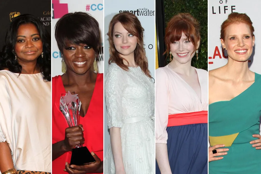 Viola Davis, Emma Stone, Octavia Spencer, Bryce Howard, Jessica Chastain